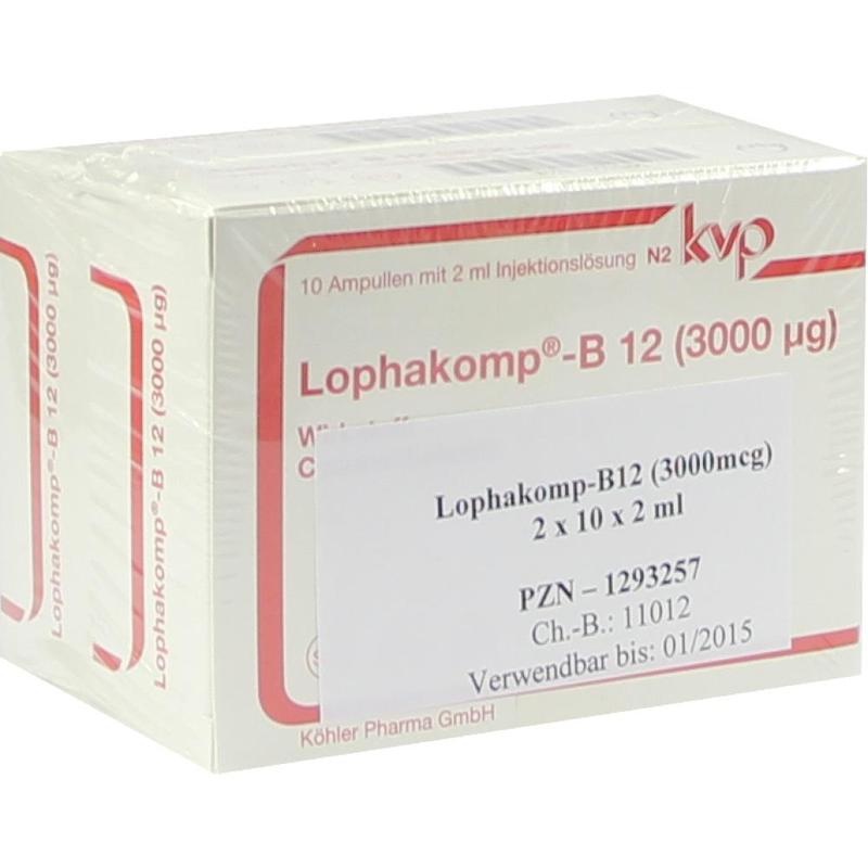 LOPHAKOMP B12 3.000 μg Injektionslösung