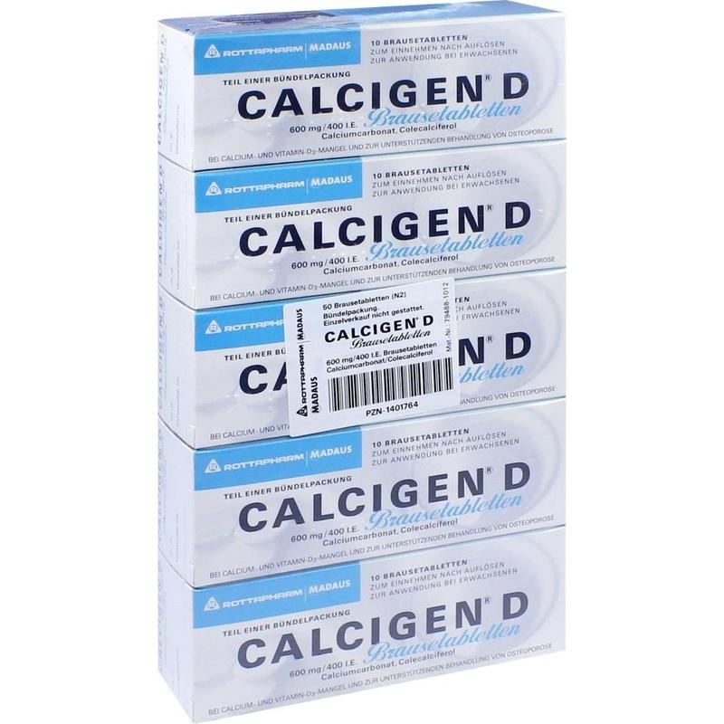 CALCIGEN D 600 mg/400 I.E. Brausetabletten