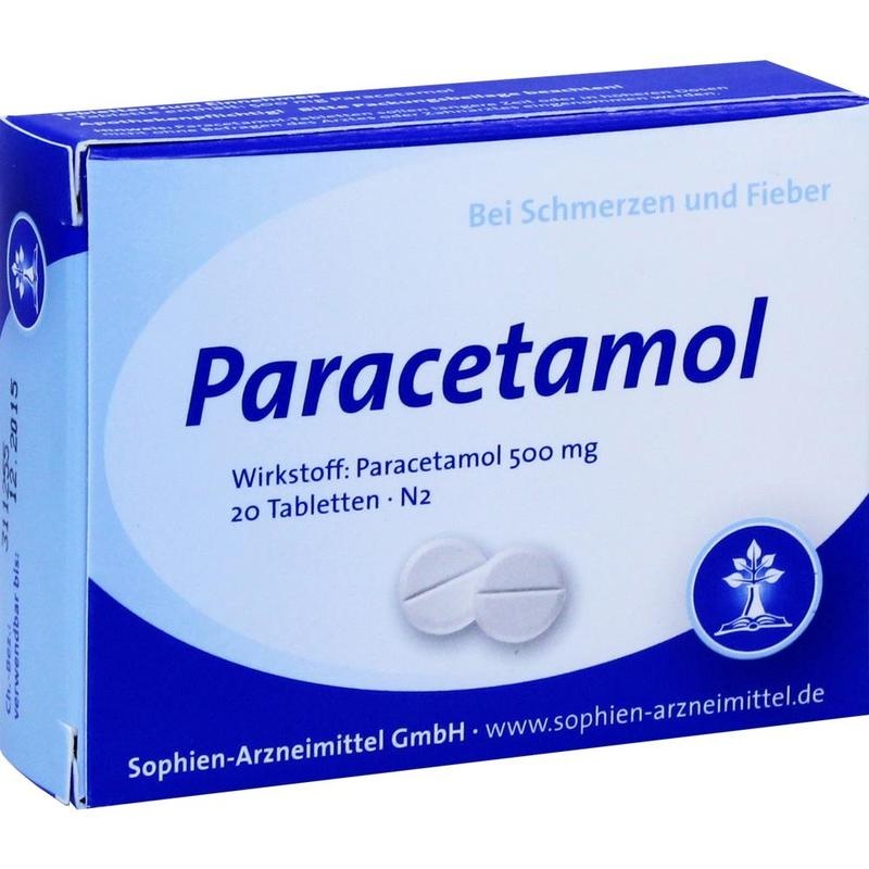 PARACETAMOL Sophien 500 Tabletten