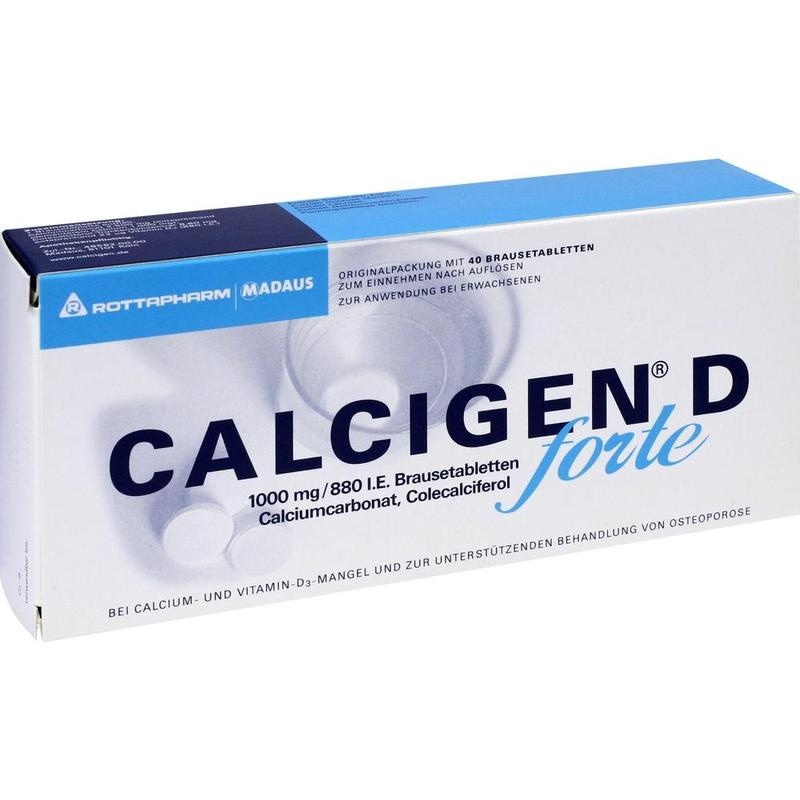 CALCIGEN D forte 1000 mg/880 I.E. Brausetabletten