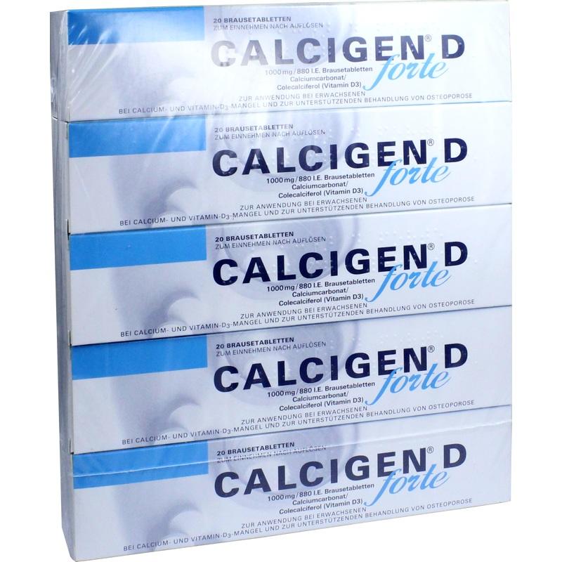 CALCIGEN D forte 1000 mg/880 I.E. Brausetabletten
