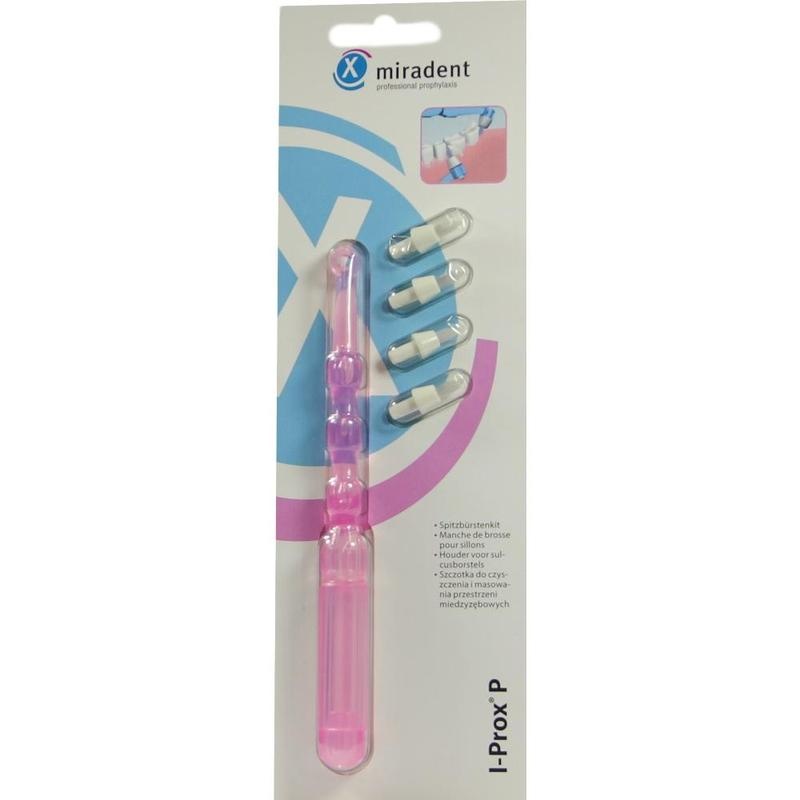 MIRADENT Spitzbürsten-Kit I-Prox P tra.pink 1H.4B.