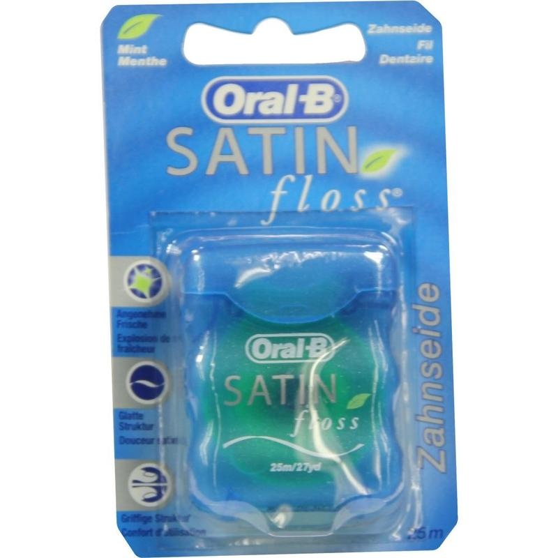 ORAL-B Zahnseide SATINfloss blau Blisterkarte