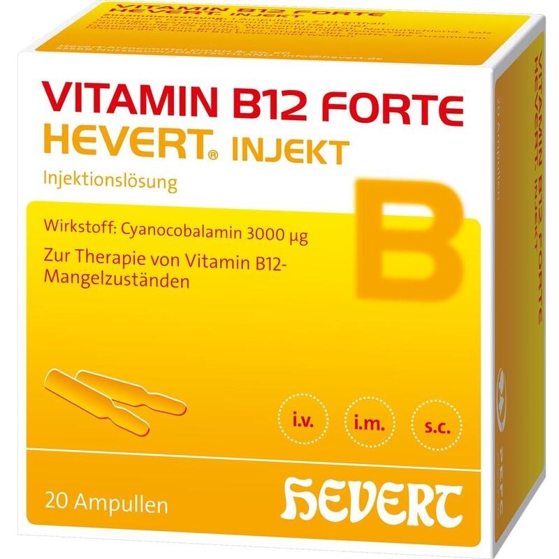 VITAMIN B12 FORTE Hevert injekt Inj.-Lsg.Amp.