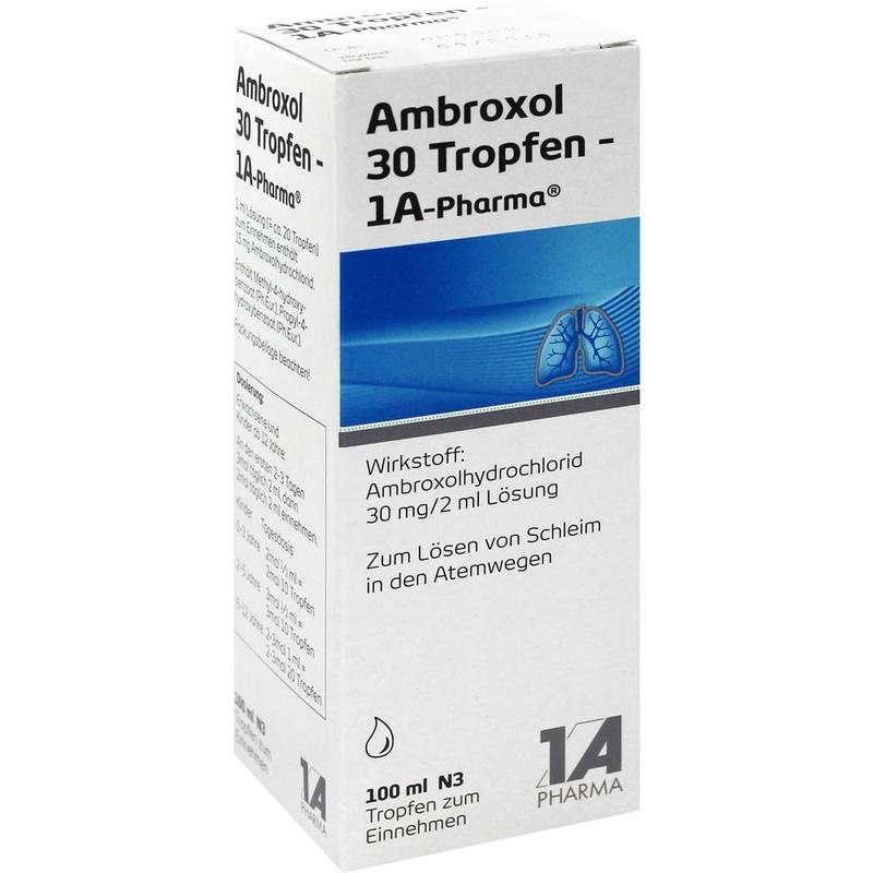 AMBROXOL 30 Tropfen-1A Pharma
