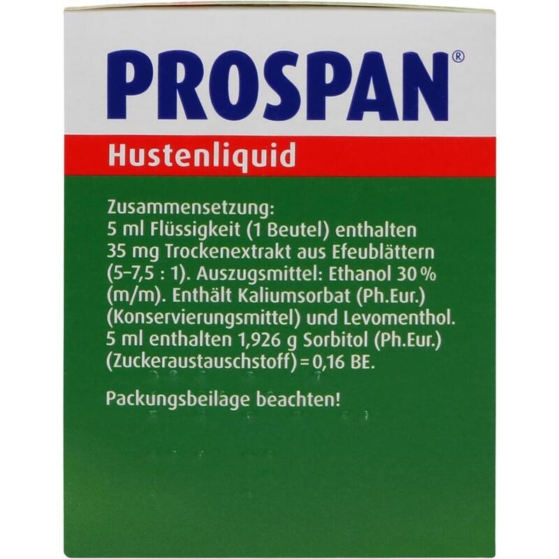 PROSPAN Hustenliquid im Portionsbeutel
