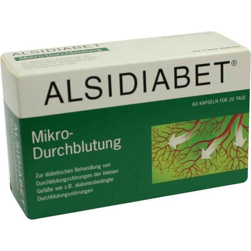 ALSIDIABET Diabetiker Mikro Durchblutung Kapseln