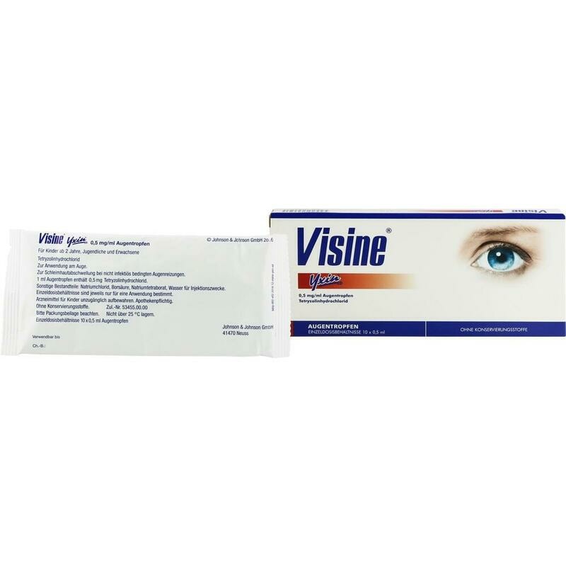 VISINE Yxin ED Einzeldosispipetten