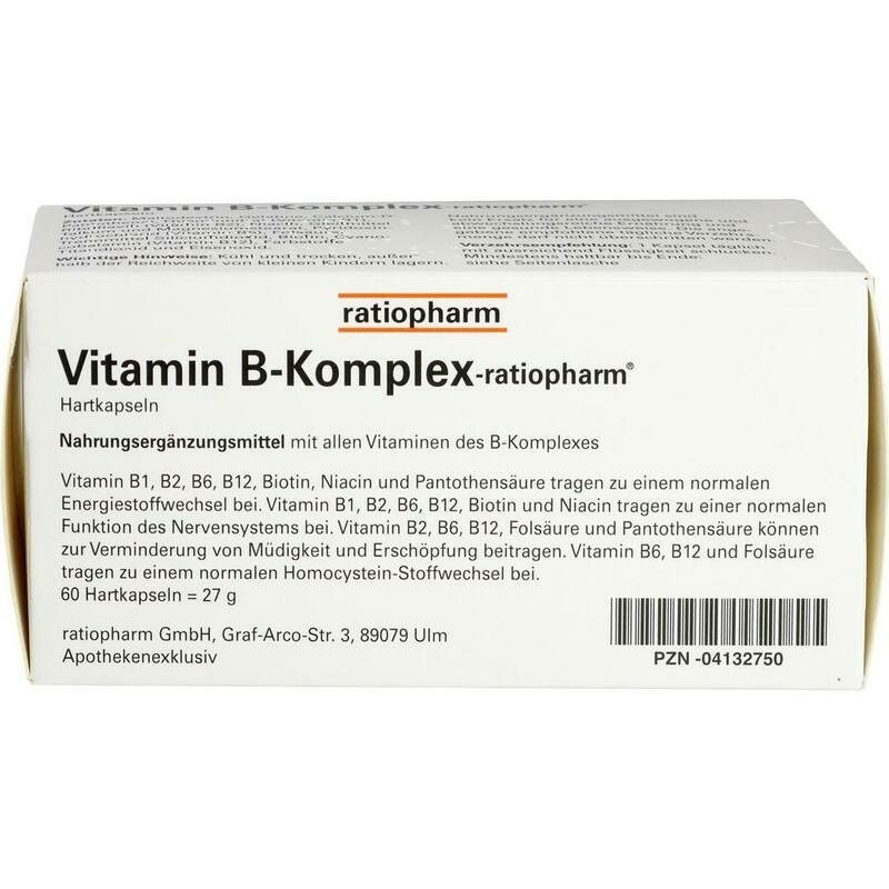VITAMIN B-KOMPLEX-ratiopharm Kapseln