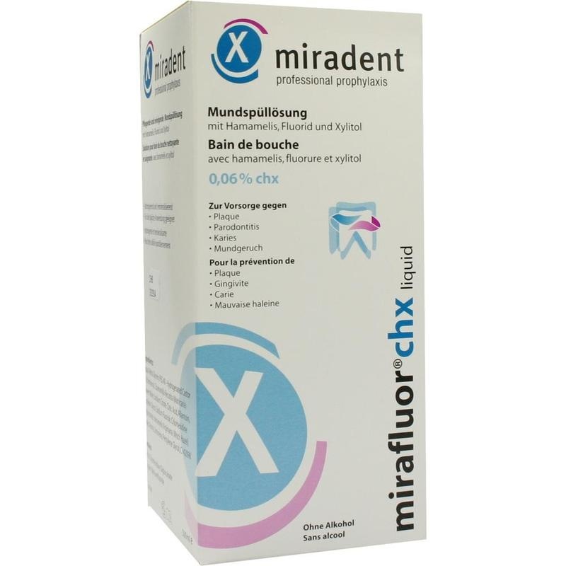MIRADENT Mundspüllösung mirafluor CHX 0,06%