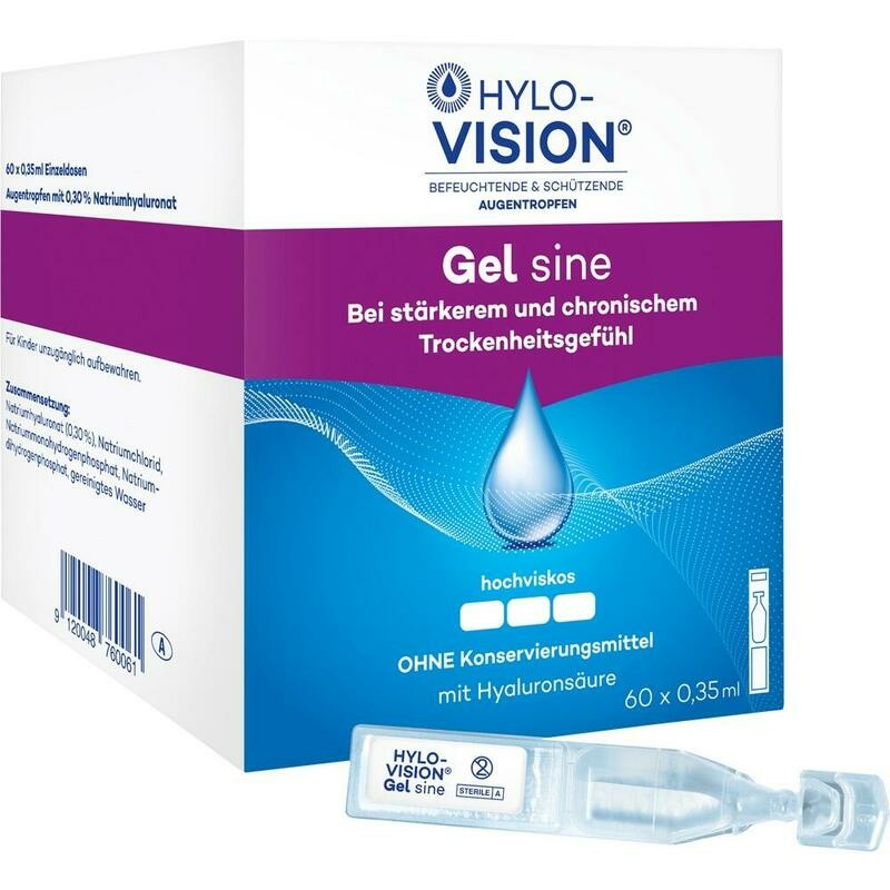 HYLO-VISION Gel sine Einzeldosispipetten
