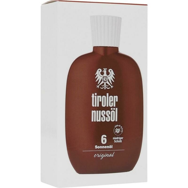 TIROLER NUSSÖL orig.Sonnenöl wasserfest LSF 6