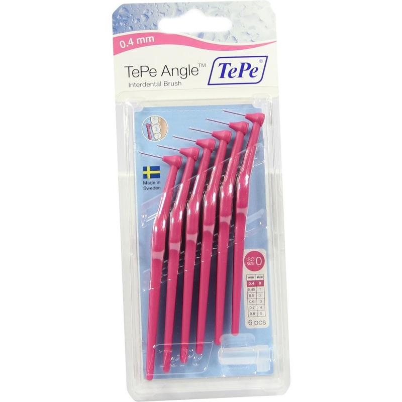 TEPE Angle Interdentalbürste 0,4mm pink