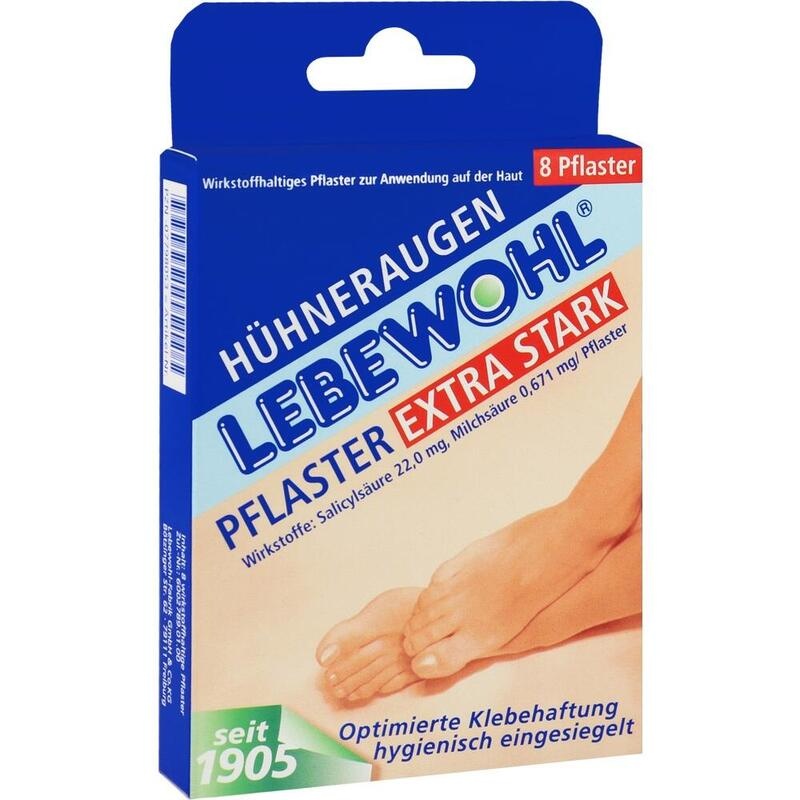LEBEWOHL Hühneraugen Pflaster extra stark einges.