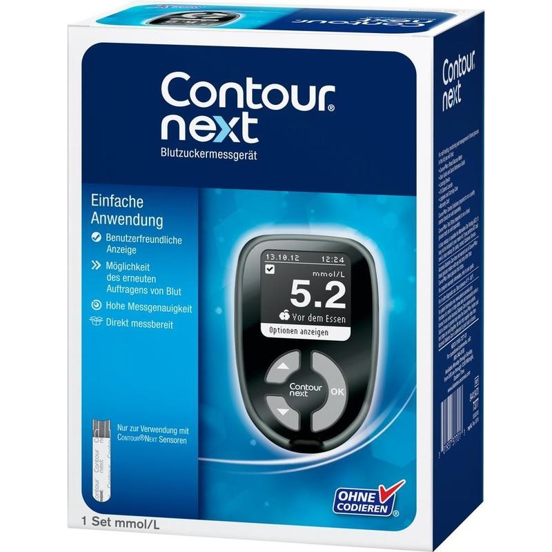 CONTOUR Next Set Blutzuckermessgerät mmol/l
