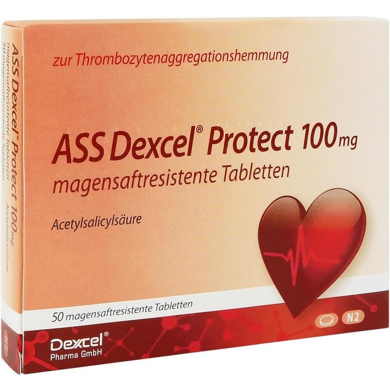 ASS Dexcel Protect 100 mg magensaftres.Tabletten