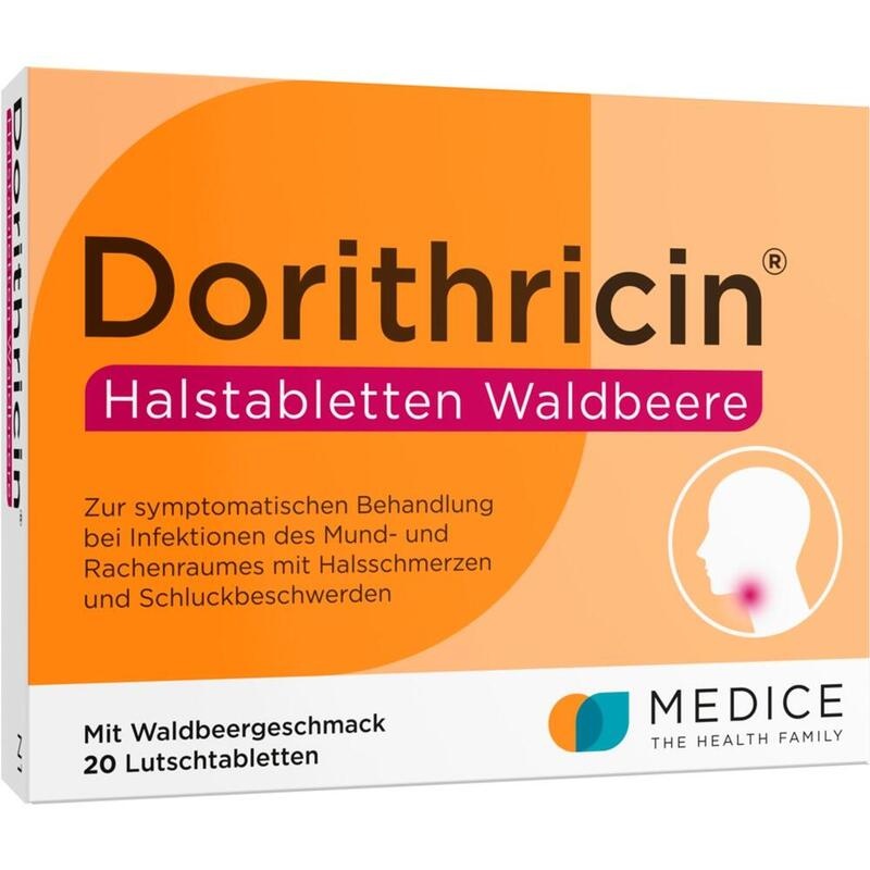 DORITHRICIN Halstabletten Waldbeere