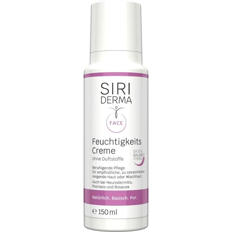 SIRIDERMA Feuchtigkeits Creme ohne Duftstoffe