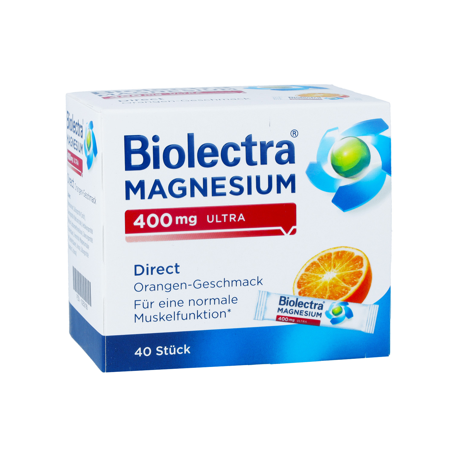BIOLECTRA Magnesium 400 mg ultra Direct Orange