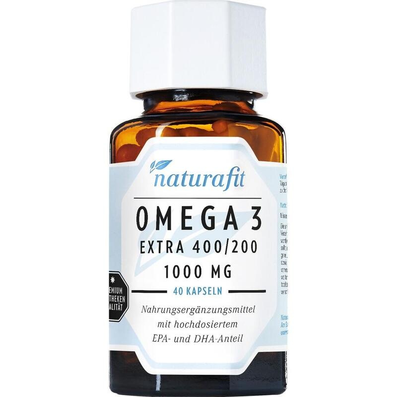 NATURAFIT Omega-3 extra 400/200 Kapseln