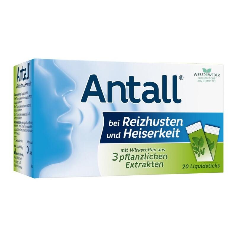ANTALL bei Reizhusten und Heiserkeit Liquid Sticks