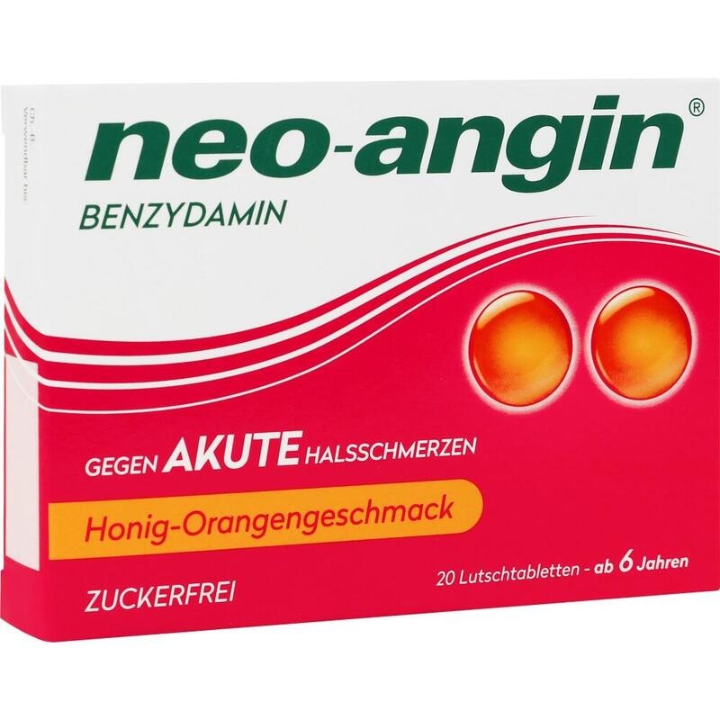 NEO-ANGIN Benzydamin akute Halsschmerz.Honig-Oran.