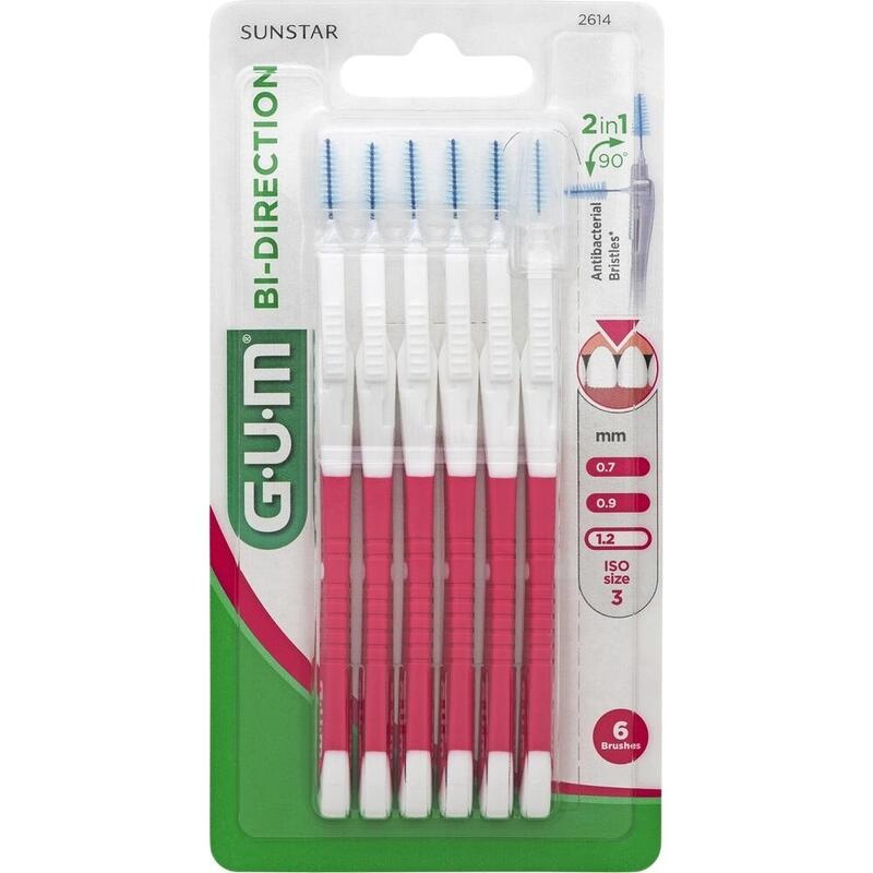 GUM BI-DIRECTION Interdentalb.1,2 mm pink