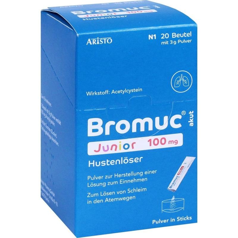 BROMUC akut Junior 100 mg Hustenlöser P.H.e.L.z.E.