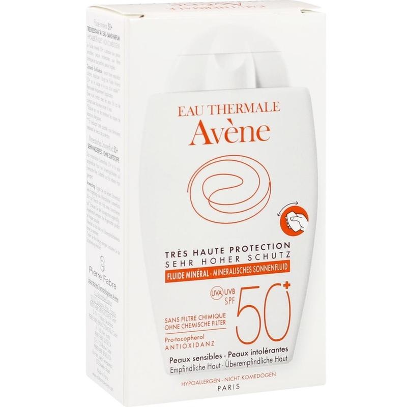 AVENE Mineralisches Sonnenfluid SPF 50+ ungetönt