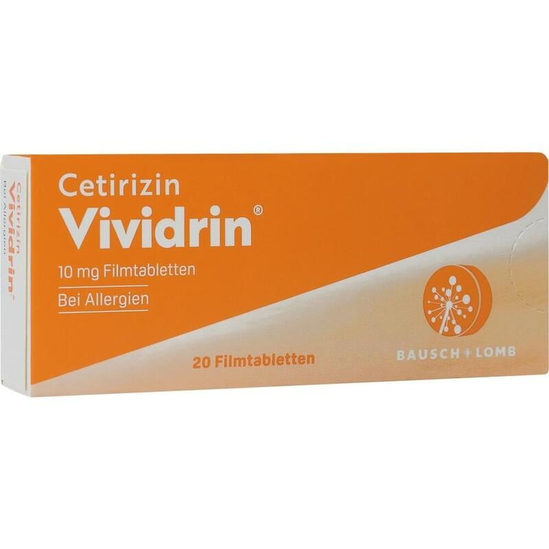 CETIRIZIN Vividrin 10 mg Filmtabletten