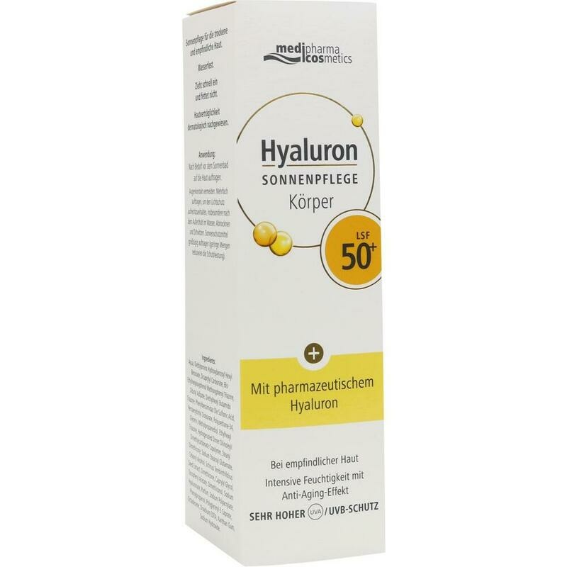 HYALURON SONNENPFLEGE Körper Creme LSF 50+