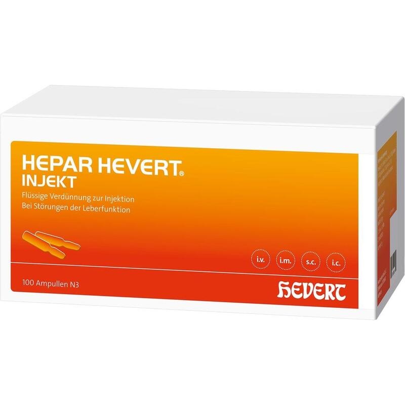 HEPAR HEVERT injekt Ampullen
