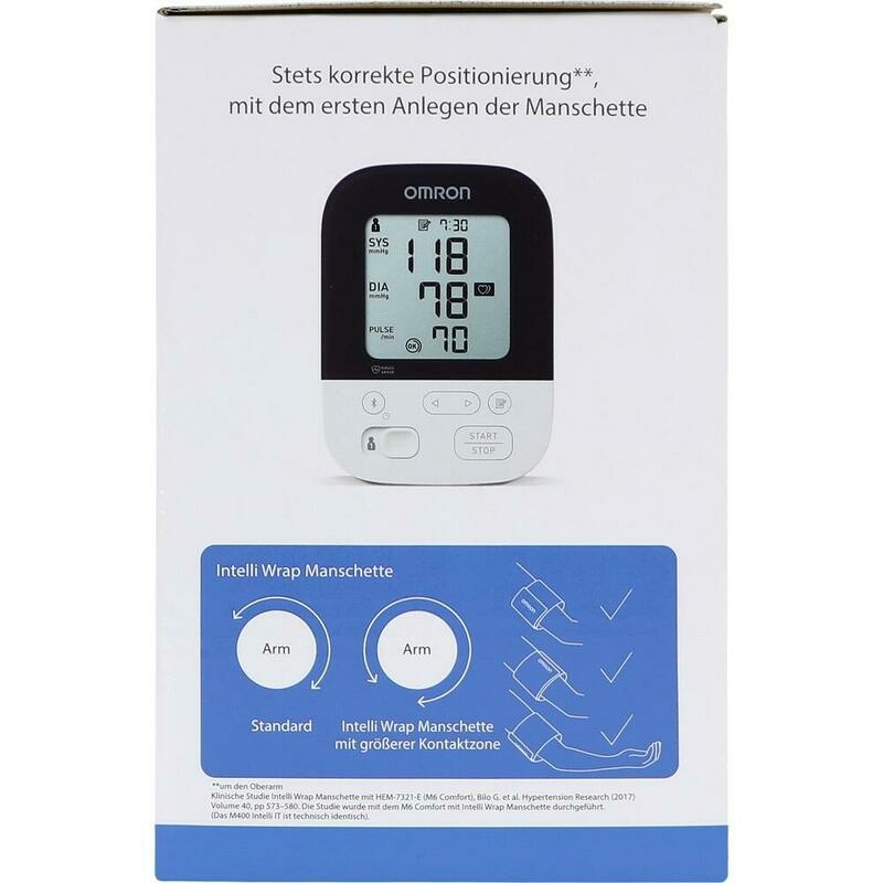 OMRON M400 Intelli IT Oberarm Blutdruckmessgerät