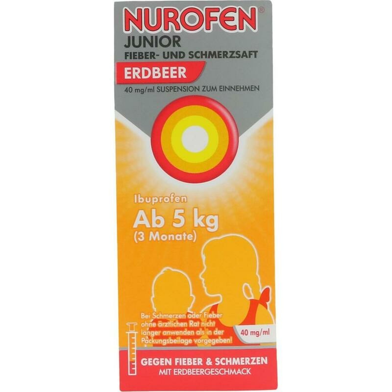 NUROFEN Junior Fieber-u.Schmerzsaft Erdbe.40 mg/ml