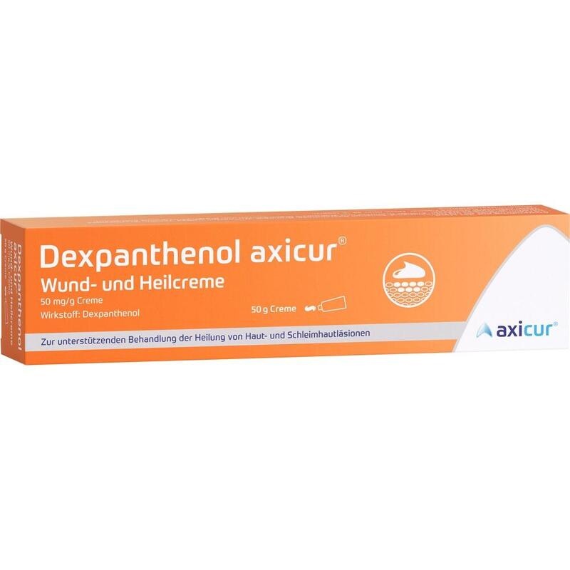 DEXPANTHENOL axicur Wund- und Heilcreme 50 mg/g