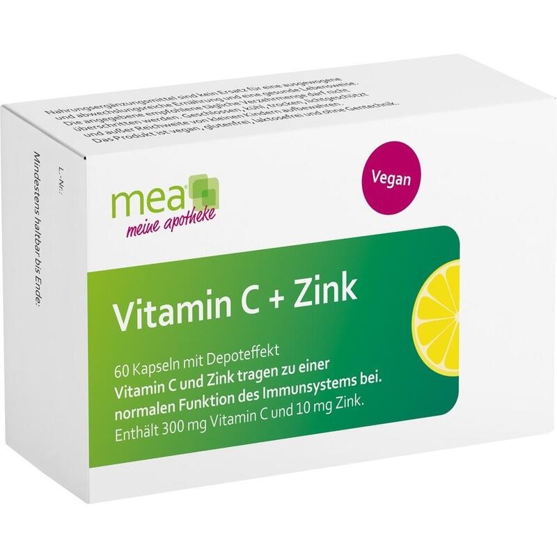 MEA Vitamin C+Zink Depot Kapseln