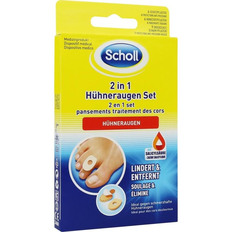 SCHOLL 2in1 Hühneraugen Set