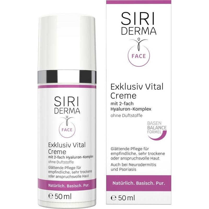 SIRIDERMA Exklusiv Vital Creme ohne Duftstoffe
