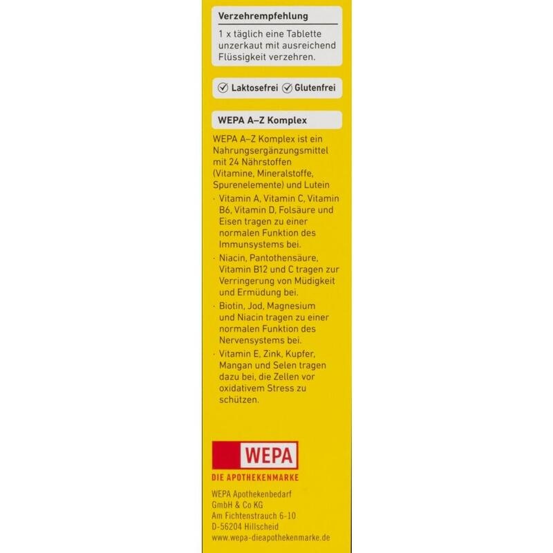 WEPA A-Z Komplex Tabletten