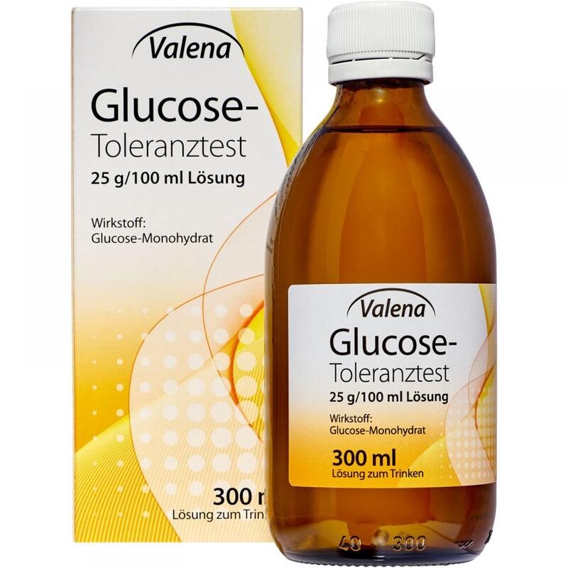 GLUCOSE-TOLERANZTEST 25 g/100 ml Lösung