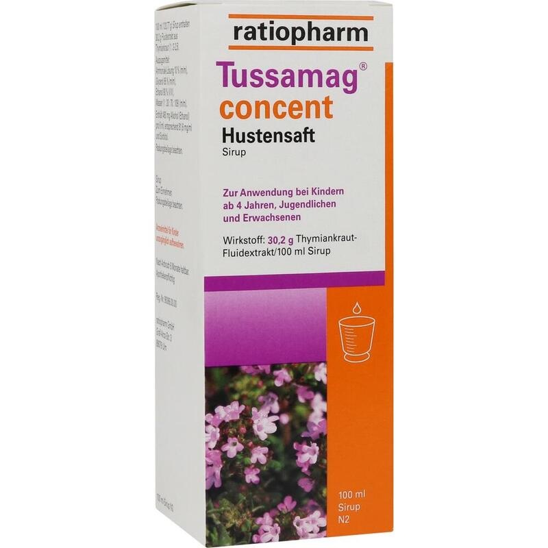 TUSSAMAG concent Hustensaft 30,2 g/100 ml Sirup