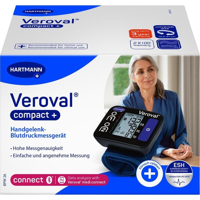 VEROVAL compact plus Handgelenk-Blutdruckmessgerät
