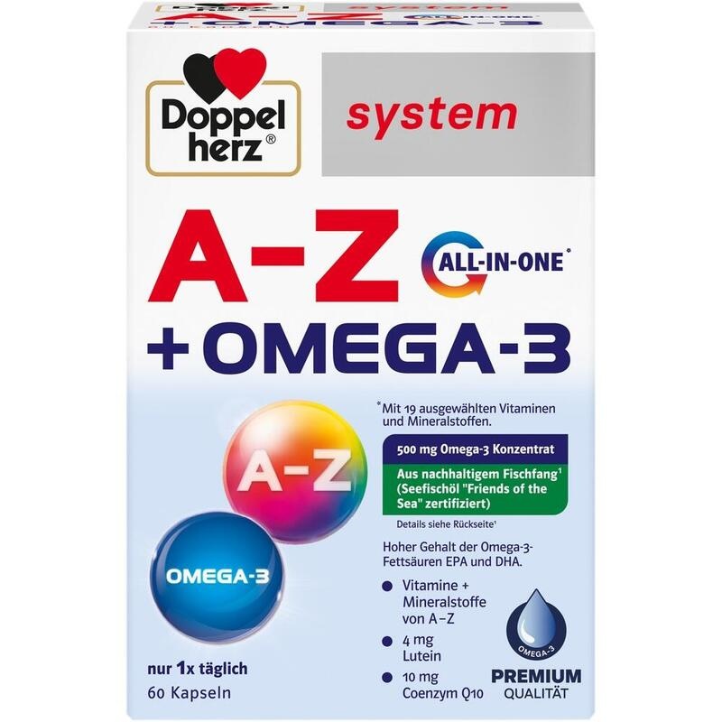 DOPPELHERZ A-Z+Omega-3 all-in-one system Kapseln