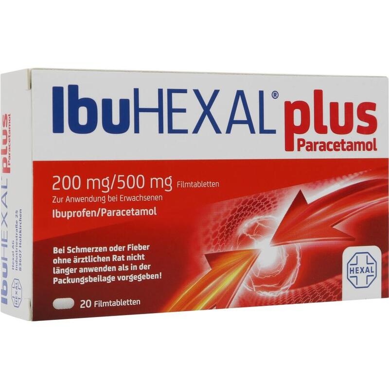 IBUHEXAL plus Paracetamol 200 mg/500 mg Filmtabl.