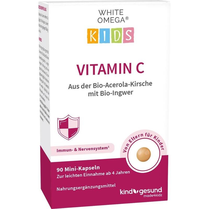 KINDGESUND Vitamin C mit Ingwer Mini-Kapseln