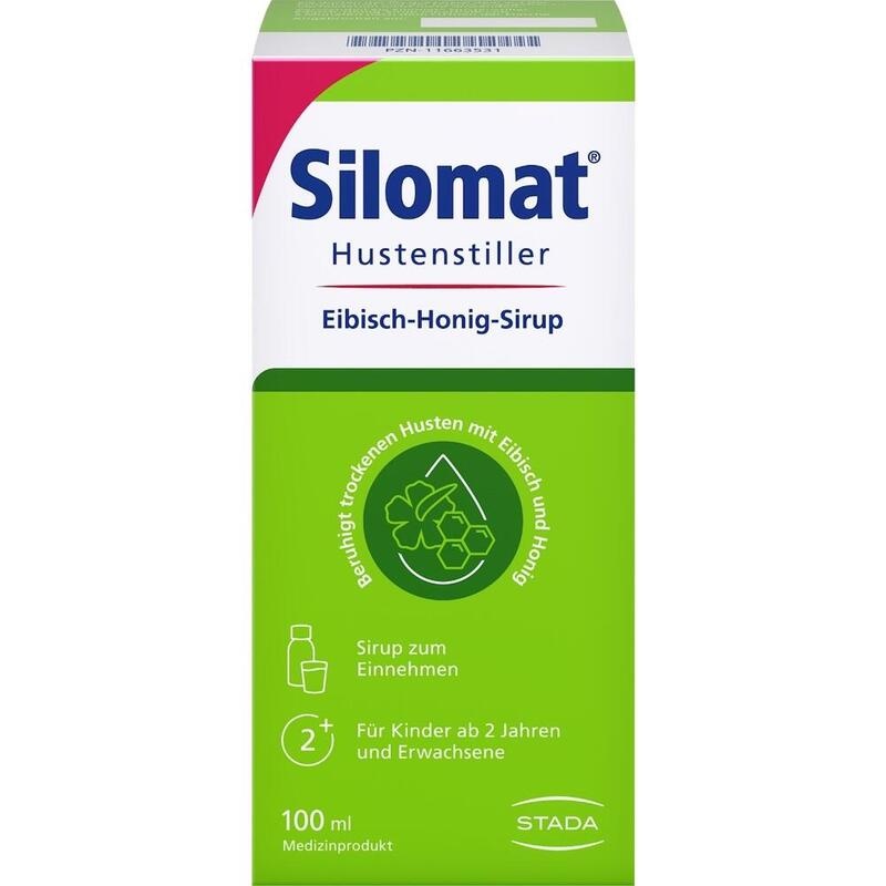 SILOMAT Hustenstiller Eibisch-Honig-Sirup