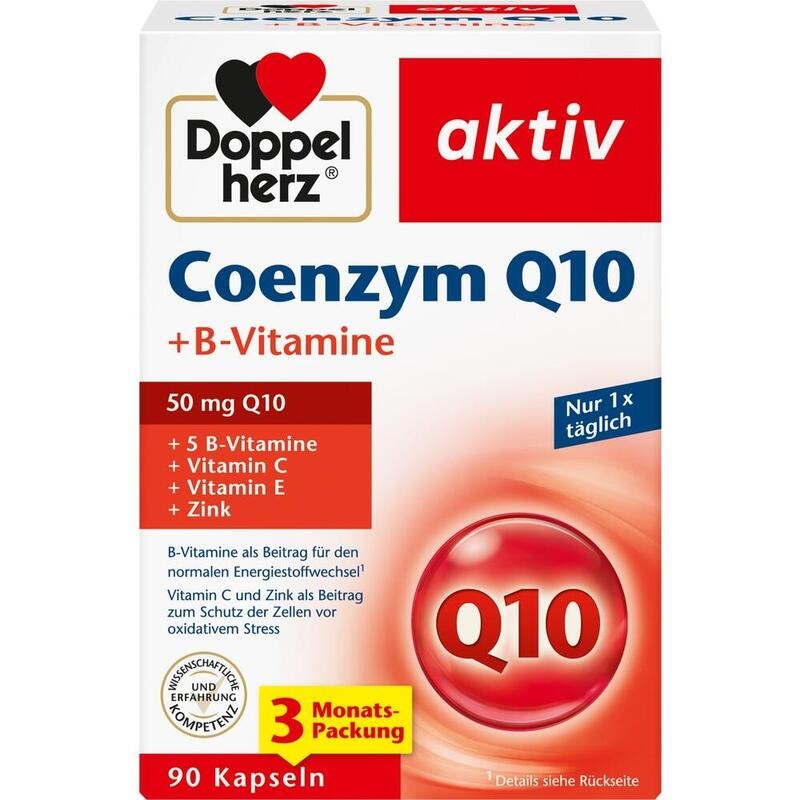 DOPPELHERZ Coenzym Q10+B Vitamine Kapseln