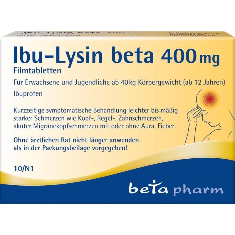 IBU-LYSIN beta 400 mg Filmtabletten