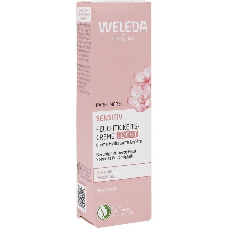 WELEDA Sensitiv Feuchtigkeitscreme leicht Mandel