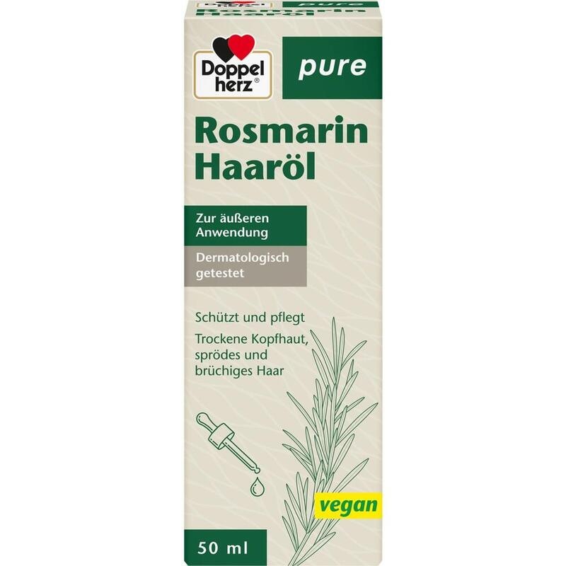 DOPPELHERZ Rosmarin Haaröl pure